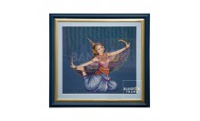 กรอบรูปผ้าปักนางมโนราห์ นางในวรรณคดี